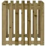 Fence design planter impregnated pine wood 70x70x70 cm by vidaXL, Pots and planters - Ref: Foro24-832466, Price: 42,81 €, Dis...