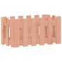 Planter with Douglas solid wood fence design 60x30x30 cm by vidaXL, Pots and planters - Ref: Foro24-832470, Price: 22,26 €, D...
