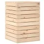 Wäschekorb aus massivem Kiefernholz 44x44x66 cm von vidaXL, Wäschekörbe - Ref: Foro24-832317, Preis: 84,86 €, Rabatt: %