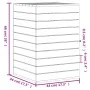 Wäschekorb aus massivem Kiefernholz 44x44x66 cm von vidaXL, Wäschekörbe - Ref: Foro24-832317, Preis: 84,86 €, Rabatt: %