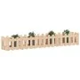 Raised garden bed with solid pine wood fence 200x30x30cm by vidaXL, Pots and planters - Ref: Foro24-832502, Price: 41,82 €, D...