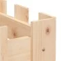 Raised garden bed with solid pine wood fence 200x30x30cm by vidaXL, Pots and planters - Ref: Foro24-832502, Price: 41,82 €, D...