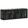 Raised garden bed with black pine wood fence 200x50x70cm by vidaXL, Pots and planters - Ref: Foro24-832514, Price: 75,52 €, D...