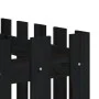 Raised garden bed with black pine wood fence 200x50x70cm by vidaXL, Pots and planters - Ref: Foro24-832514, Price: 75,52 €, D...
