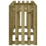 Arriate elevado jardín valla madera impregnada pino 200x50x70cm de vidaXL, Maceteros y jardineras - Ref: Foro24-832516, Preci...