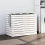 Laundry basket solid white pine wood 88.5x44x66cm by vidaXL, Laundry baskets - Ref: Foro24-832320, Price: 118,64 €, Discount: %