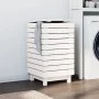 Wäschekorb aus massivem weißem Kiefernholz, 44 x 44 x 76 cm von vidaXL, Wäschekörbe - Ref: Foro24-832322, Preis: 79,70 €, Rab...