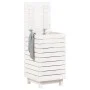 Wäschekorb aus massivem weißem Kiefernholz, 44 x 44 x 76 cm von vidaXL, Wäschekörbe - Ref: Foro24-832322, Preis: 79,70 €, Rab...