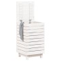 Wäschekorb aus massivem weißem Kiefernholz, 44 x 44 x 76 cm von vidaXL, Wäschekörbe - Ref: Foro24-832322, Preis: 80,44 €, Rab...