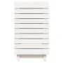 Wäschekorb aus massivem weißem Kiefernholz, 44 x 44 x 76 cm von vidaXL, Wäschekörbe - Ref: Foro24-832322, Preis: 79,70 €, Rab...