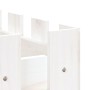 Raised garden bed with white pine wood fence 150x50x50cm by vidaXL, Pots and planters - Ref: Foro24-832493, Price: 55,01 €, D...