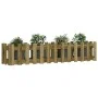 Raised garden bed fence impregnated pine wood 150x30x30cm by vidaXL, Pots and planters - Ref: Foro24-832491, Price: 38,85 €, ...