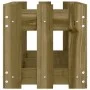 Raised garden bed fence impregnated pine wood 150x30x30cm by vidaXL, Pots and planters - Ref: Foro24-832491, Price: 38,85 €, ...