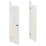 Puertas de cocina exterior 2 uds madera pino blanco 50x9x82 cm de vidaXL, Puertas de armarios - Ref: Foro24-832360, Precio: 5...