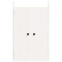 Puertas de cocina exterior 2 uds madera pino blanco 50x9x82 cm de vidaXL, Puertas de armarios - Ref: Foro24-832360, Precio: 5...