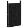 Puertas de cocina exterior 2 uds madera pino negro 50x9x82 cm