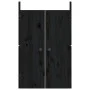 Außenküchentüren 2 Einheiten schwarzes Kiefernholz 50x9x82 cm von vidaXL, Schranktüren - Ref: Foro24-832362, Preis: 42,05 €, ...