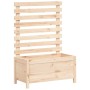 Jardinera con estantería madera maciza pino 79x39,5x114 cm de vidaXL, Maceteros y jardineras - Ref: Foro24-832521, Precio: 76...