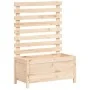 Planter with solid pine wood shelf 79x39.5x114 cm by vidaXL, Pots and planters - Ref: Foro24-832521, Price: 73,85 €, Discount: %