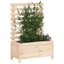 Jardinera con estantería madera maciza pino 79x39,5x114 cm de vidaXL, Maceteros y jardineras - Ref: Foro24-832521, Precio: 76...