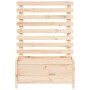 Jardinera con estantería madera maciza pino 79x39,5x114 cm de vidaXL, Maceteros y jardineras - Ref: Foro24-832521, Precio: 76...