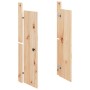 Puertas para cocina de exterior madera maciza de pino 50x9x82cm