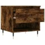Smoked oak engineered wood coffee table 50x46x50 cm by vidaXL, Coffee table - Ref: Foro24-830902, Price: 36,19 €, Discount: %