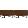 Couchtische 2 Stück, Holzwerkstoff, braune Eiche, 50 x 46 x 35 cm von vidaXL, Couchtisch - Ref: Foro24-830891, Preis: 66,19 €...