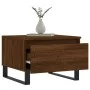 Coffee tables 2 pcs engineered wood brown oak 50x46x35cm by vidaXL, Coffee table - Ref: Foro24-830891, Price: 65,61 €, Discou...