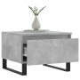 Coffee tables 2 units concrete gray engineered wood 50x46x35 cm by vidaXL, Coffee table - Ref: Foro24-830885, Price: 64,06 €,...