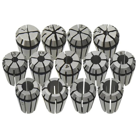 ER11 Spannzangenfutter, 13-teiliges Drehwerkzeug-Set von vidaXL, Klammern und Schrauben - Ref: Foro24-146720, Preis: 36,72 €,...