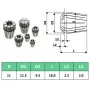 ER11 Collet Chuck 13pcs Turning Tools Set by vidaXL, Clamps and screws - Ref: Foro24-146720, Price: 36,11 €, Discount: %