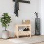 Massivholz-Empfangsbank aus Kiefer 60x28x45 cm von vidaXL, Bänke für Hallen und Lager - Ref: Foro24-837385, Preis: 38,27 €, R...