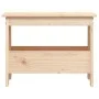 Banco de recibidor madera maciza de pino 60x28x45 cm de vidaXL, Bancos para recibidores y almacenamiento - Ref: Foro24-837385...