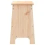 Banco de recibidor madera maciza de pino 60x28x45 cm de vidaXL, Bancos para recibidores y almacenamiento - Ref: Foro24-837385...