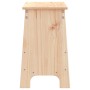 Massivholz-Empfangsbank aus Kiefer 60x28x45 cm von vidaXL, Bänke für Hallen und Lager - Ref: Foro24-837385, Preis: 38,27 €, R...