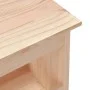 Banco de recibidor madera maciza de pino 60x28x45 cm de vidaXL, Bancos para recibidores y almacenamiento - Ref: Foro24-837385...