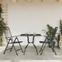 3-teiliges Gartenmöbel-Set aus anthrazitgrauem Metallgitter. von vidaXL, Gartensets - Ref: Foro24-3211817, Preis: 198,57 €, R...
