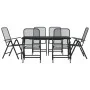 Gartensitzgruppe 7-teilig, anthrazitgraues Metallgitter von vidaXL, Gartensets - Ref: Foro24-3211822, Preis: 409,16 €, Rabatt: %