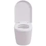 Inodoro de montaje en pared de cerámica blanco de vidaXL, Baños - Ref: Foro24-244270, Precio: 134,19 €, Descuento: %