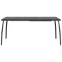 Juego de comedor de jardín 9 pzas malla metálica gris antracita by vidaXL, Garden sets - Ref: Foro24-3211815, Price: 398,76 €...