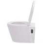 Inodoro de montaje en pared de cerámica blanco de vidaXL, Baños - Ref: Foro24-244270, Precio: 134,19 €, Descuento: %