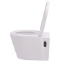 White Ceramic Wall Mount Toilet by vidaXL, Bathrooms - Ref: Foro24-244270, Price: 136,20 €, Discount: %