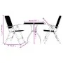 Juego de comedor de jardín 3 pzas malla metálica gris antracita by vidaXL, Garden sets - Ref: Foro24-3211817, Price: 195,32 €...