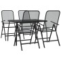 Gartenset 5-teilig, anthrazitgraues Metallgitter-Esszimmer-Set von vidaXL, Gartensets - Ref: Foro24-3211820, Preis: 288,73 €,...