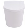 White Ceramic Wall Mount Toilet by vidaXL, Bathrooms - Ref: Foro24-244270, Price: 136,20 €, Discount: %