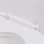 White Ceramic Wall Mount Toilet by vidaXL, Bathrooms - Ref: Foro24-244270, Price: 136,20 €, Discount: %
