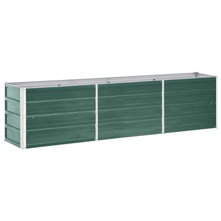 Grünes Gartenbett aus verzinktem Stahl, 240 x 40 x 45 cm von vidaXL, Töpfe und Pflanzgefäße - Ref: Foro24-47045, Preis: 58,70...