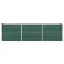 Arriate de jardín de acero galvanizado verde 240x40x45 cm de vidaXL, Maceteros y jardineras - Ref: Foro24-47045, Precio: 58,7...