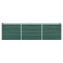 Green galvanized steel garden bed 240x40x45 cm by vidaXL, Pots and planters - Ref: Foro24-47045, Price: 58,70 €, Discount: %